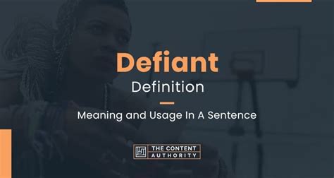 words that mean defiant.